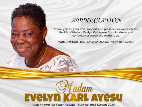Appreciation