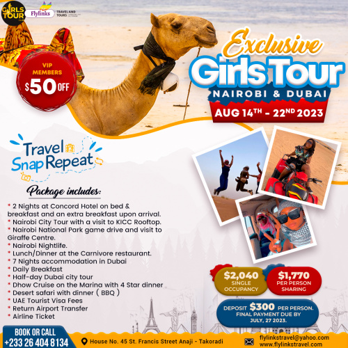 DUBAI GIRLS TOUR - INSTAGRAM