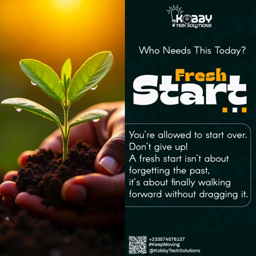Fresh Start - Monday