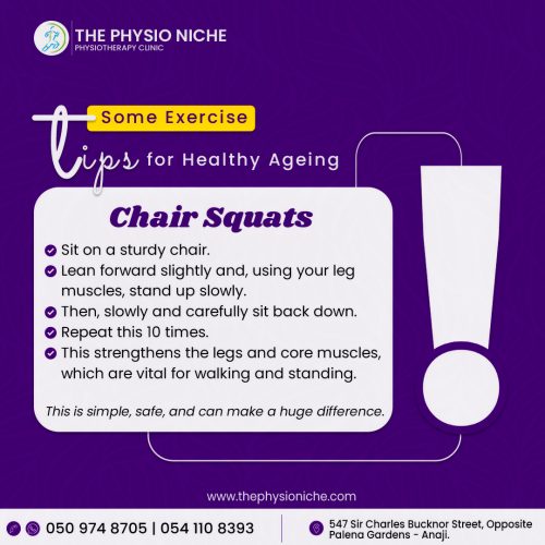Physio Tips - Chair Squats