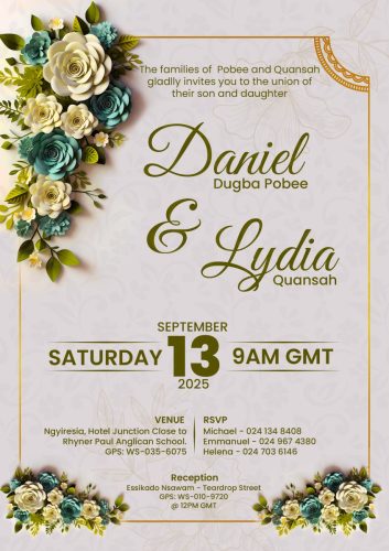 Wedding Invitation.....